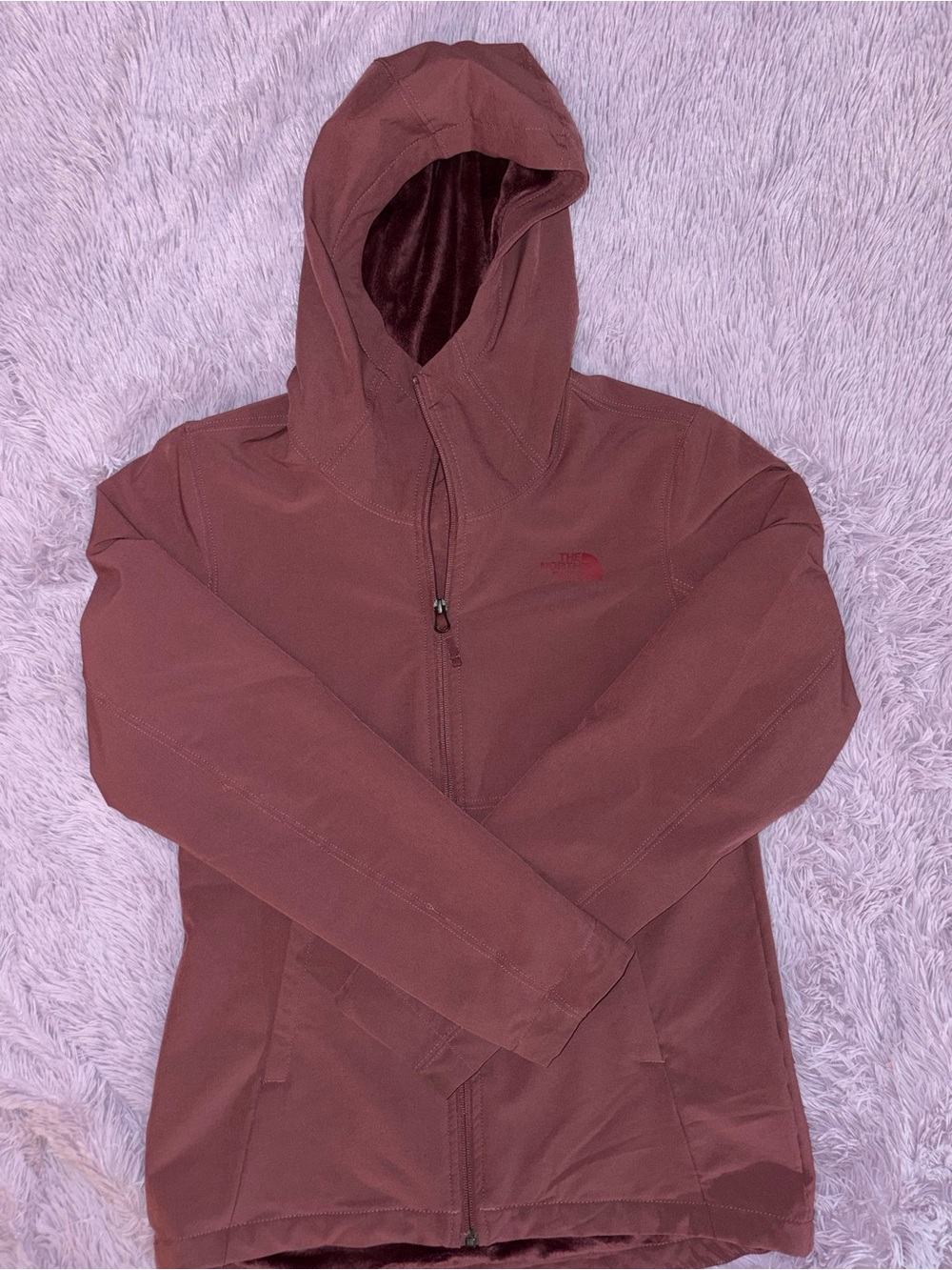 The North Face Women's Hooded Utility Jacket - Wine